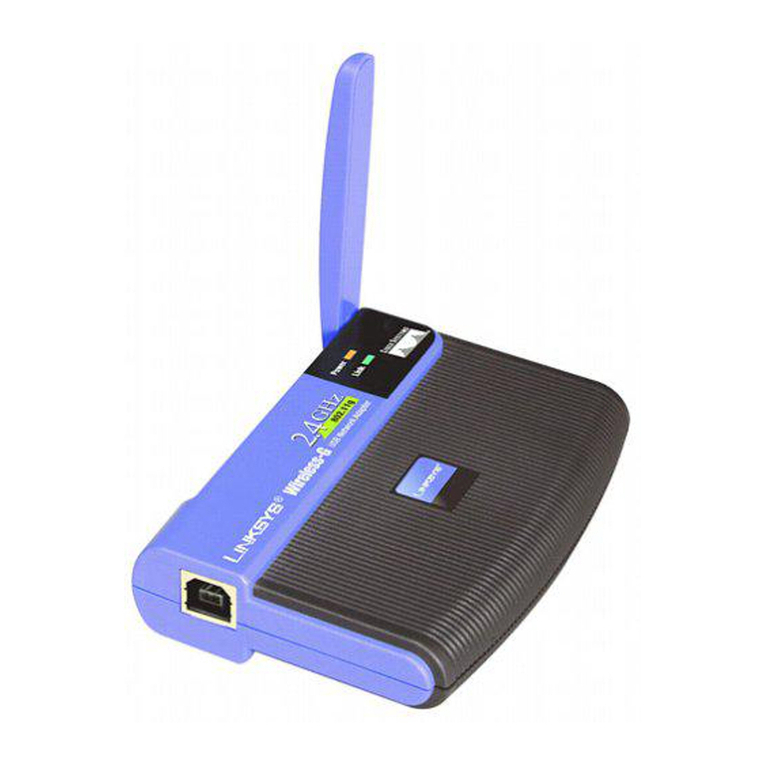 Linksys WUSB54G User manual
