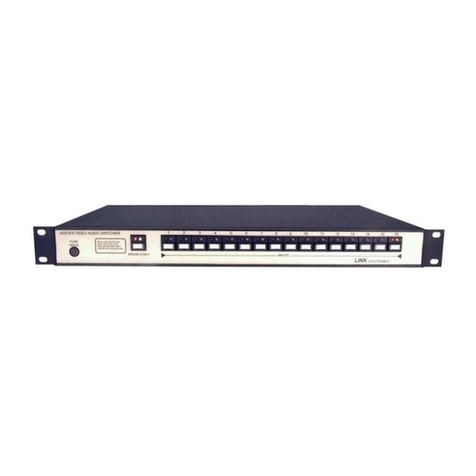 Link electronics AVS-816/HDD Specification sheet Link electronics AVS-816/HDD Specification sheet