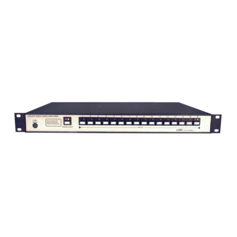 Link electronics AVS-816/HDA User manual Link electronics AVS-816/HDA User manual