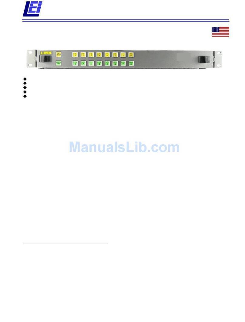 Link 8x8 HD/SDI Specification sheet