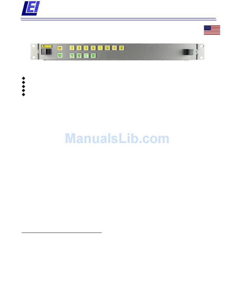 Link electronics 862-XL804HD/3A Specification sheet Link electronics 862-XL804HD/3A Specification sheet