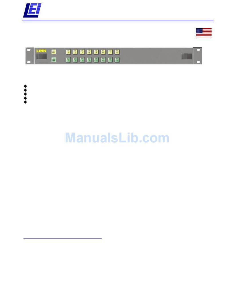 Link electronics 861-XL818F User manual Link electronics 861-XL818F User manual