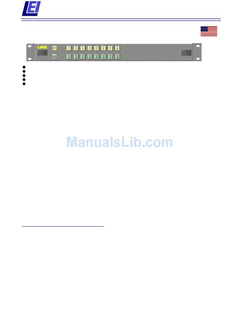 Link electronics 861-XL818D User manual Link electronics 861-XL818D User manual