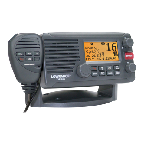 Lowrance LVR-880 EU User manual