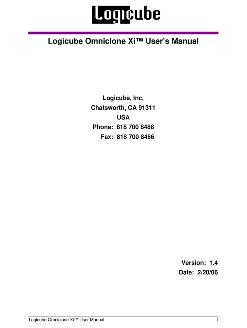 Logicube Omniclone Xi user manual Logicube Omniclone Xi user manual