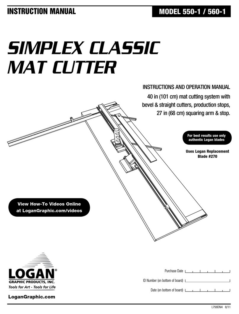 Logan Graphic Products 550-1 Manual