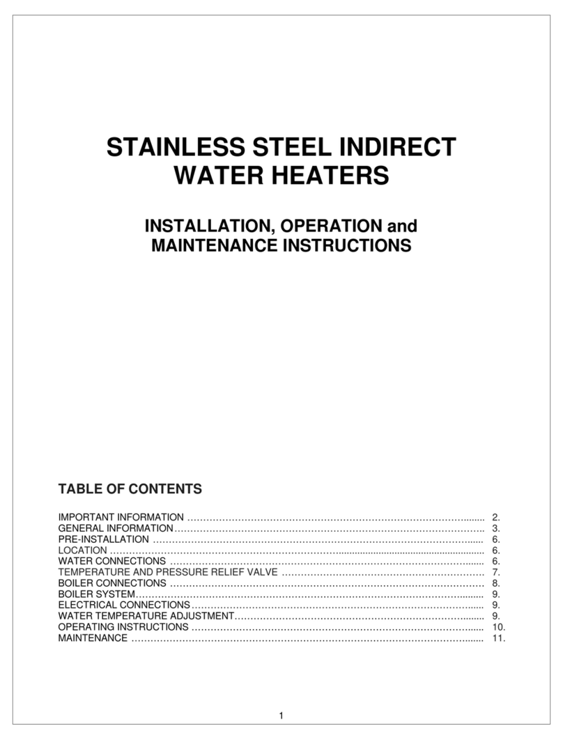 Lochinvar COMMERCIAL GAS WATER HEATERS Installation & operation manual Lochinvar COMMERCIAL GAS WATER HEATERS Installation & operation manual
