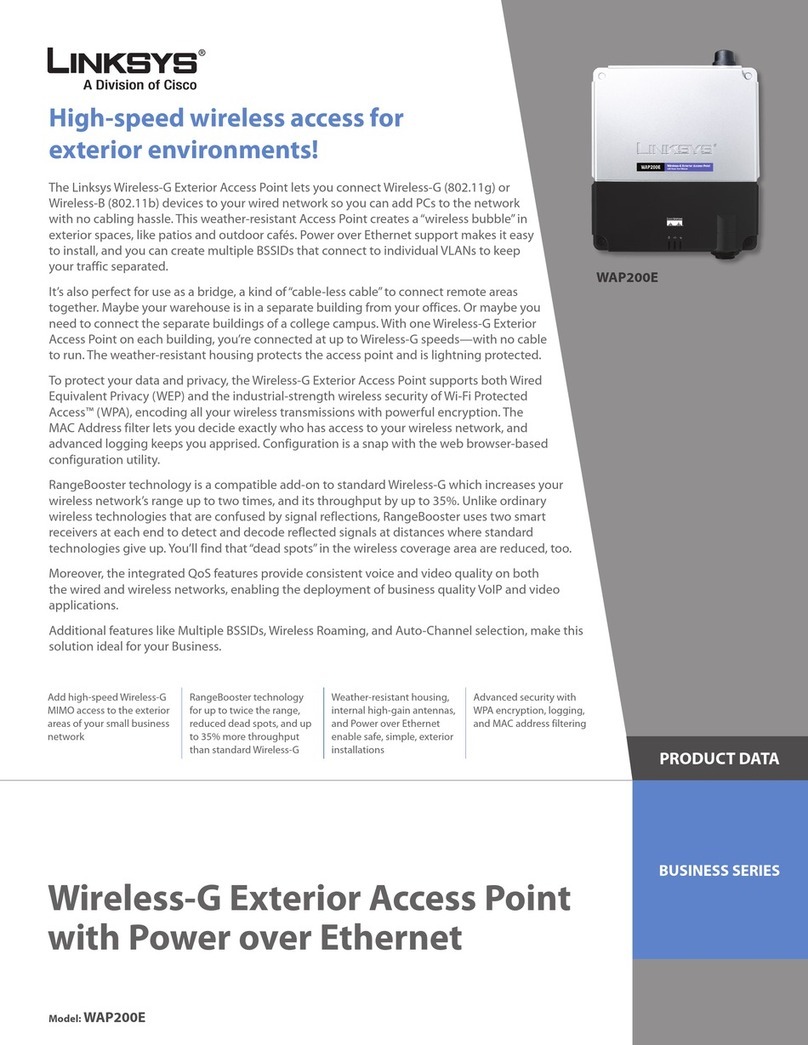 Linksys WAP200E Operation manual Linksys WAP200E Operation manual
