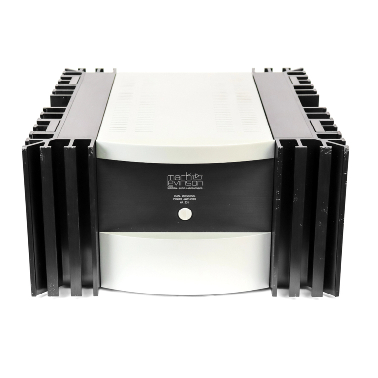 Mark Levinson N 331 User manual