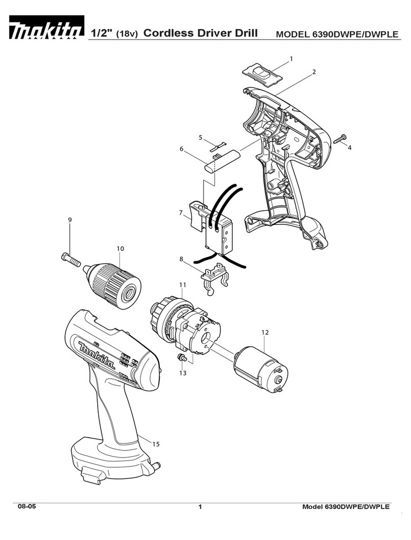 Makita 6390DWPE User manual