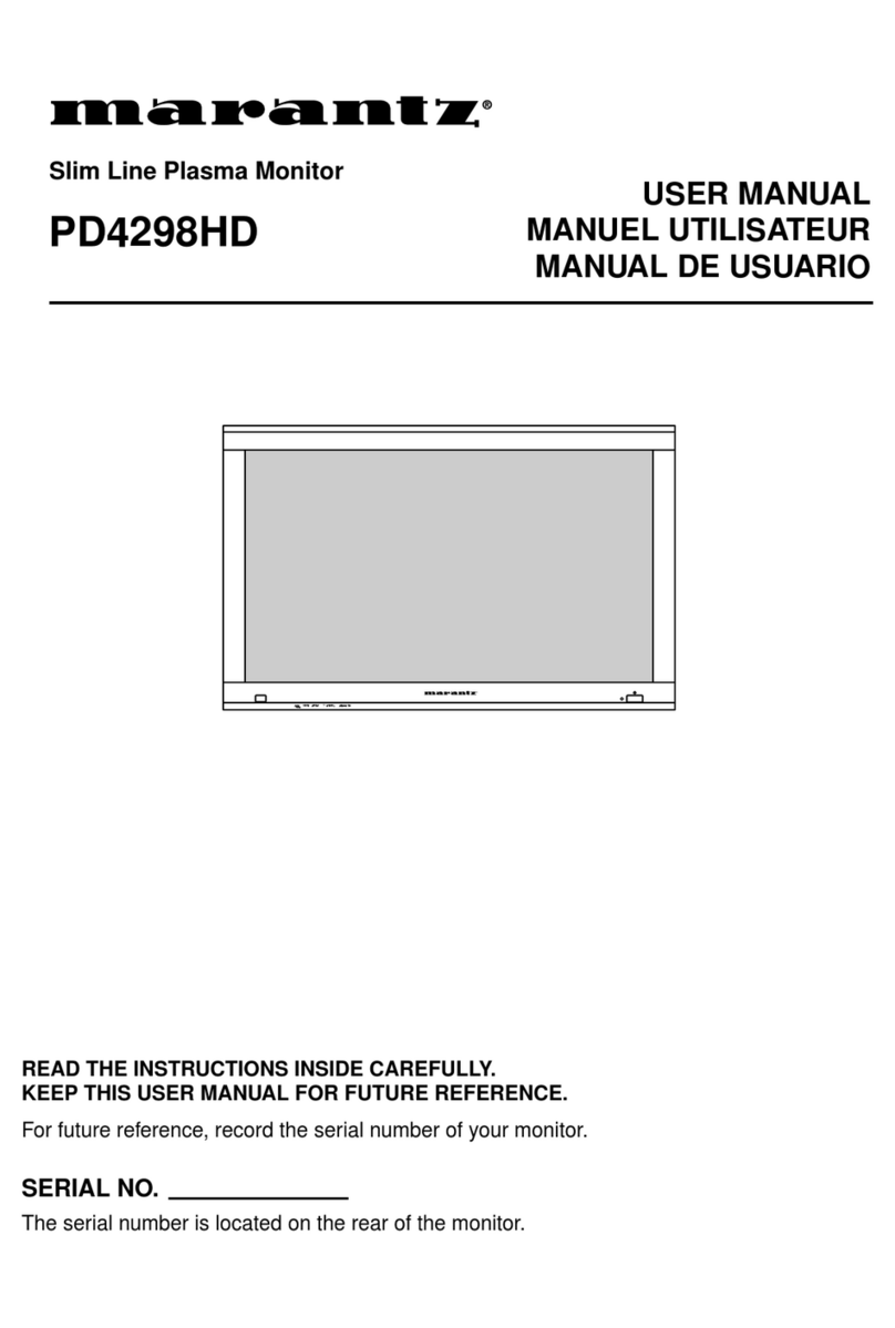 Marantz PD4298HD User manual