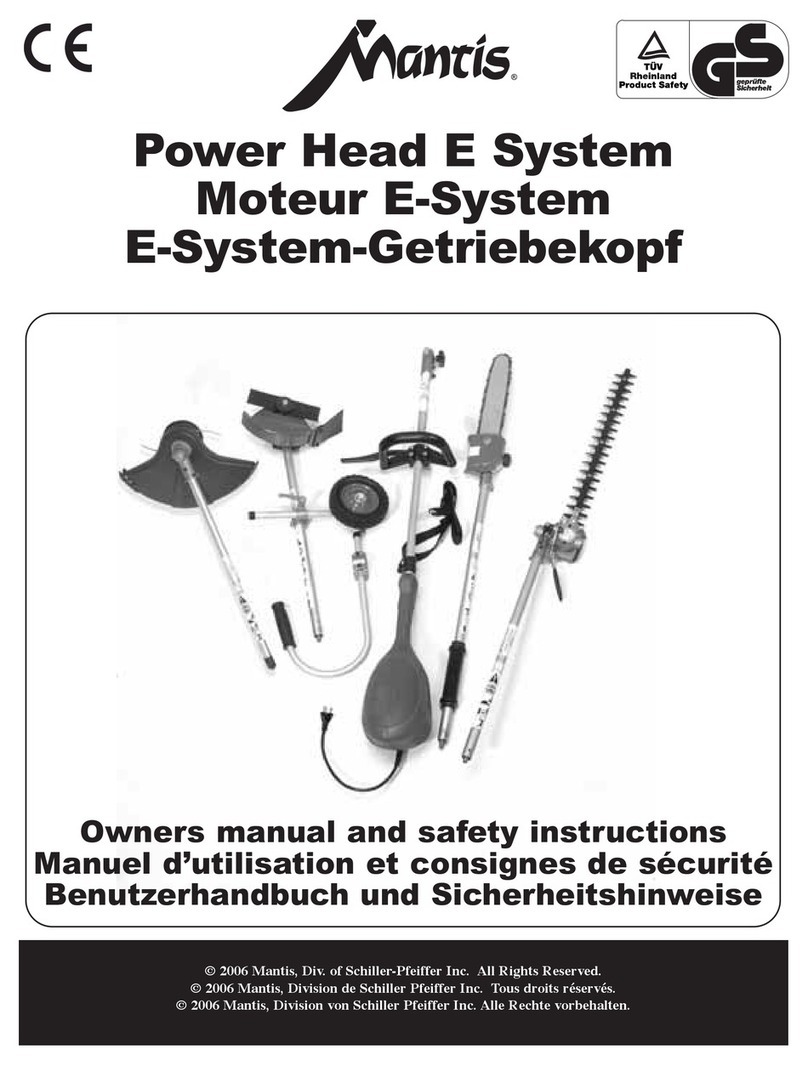 Mantis Power Head E System Instruction Manual