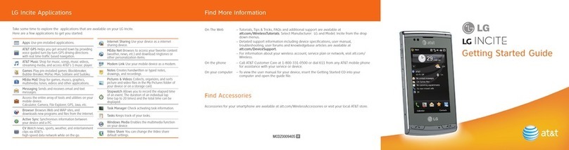 LG INCITE MCD0009405 User manual