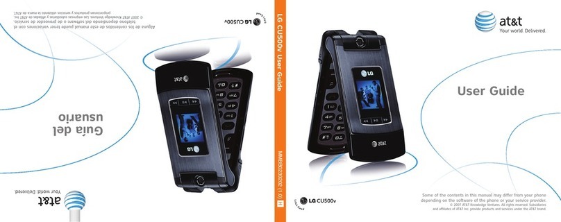 LG CU500v User manual