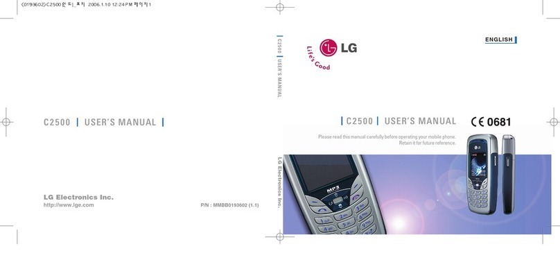 LG C2500 User manual