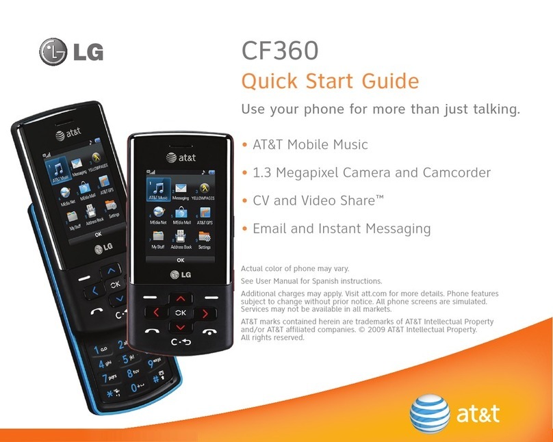 LG CF360 User manual