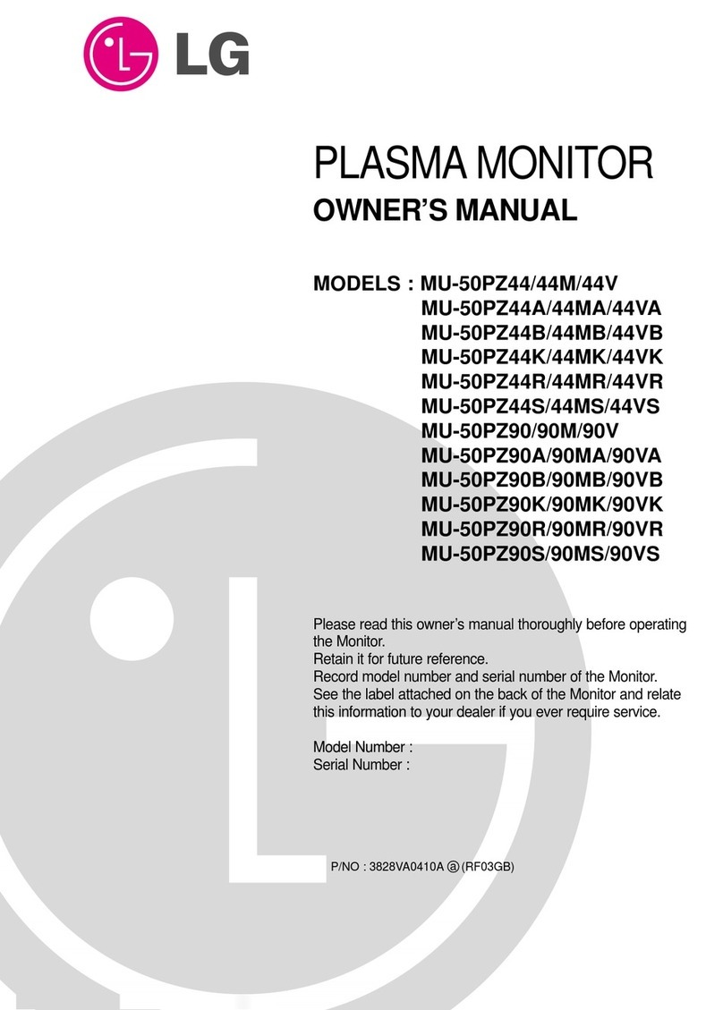 LG MU-50P User manual