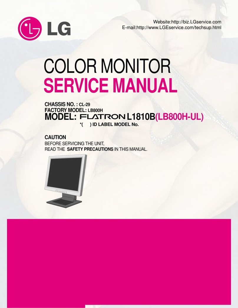 LG Flatron L1810B User manual