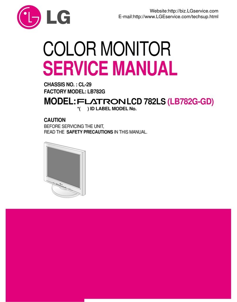 LG LCD 782LS User manual