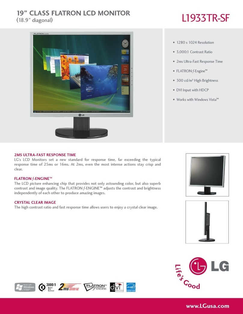 LG FLATRON L1933TR-SF User manual