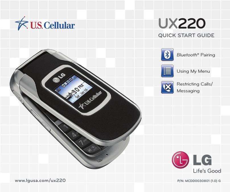 LG US.CELLULAR UX220 quick start guide