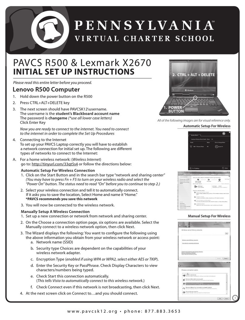 Lenovo ThinkPad R500 Manual