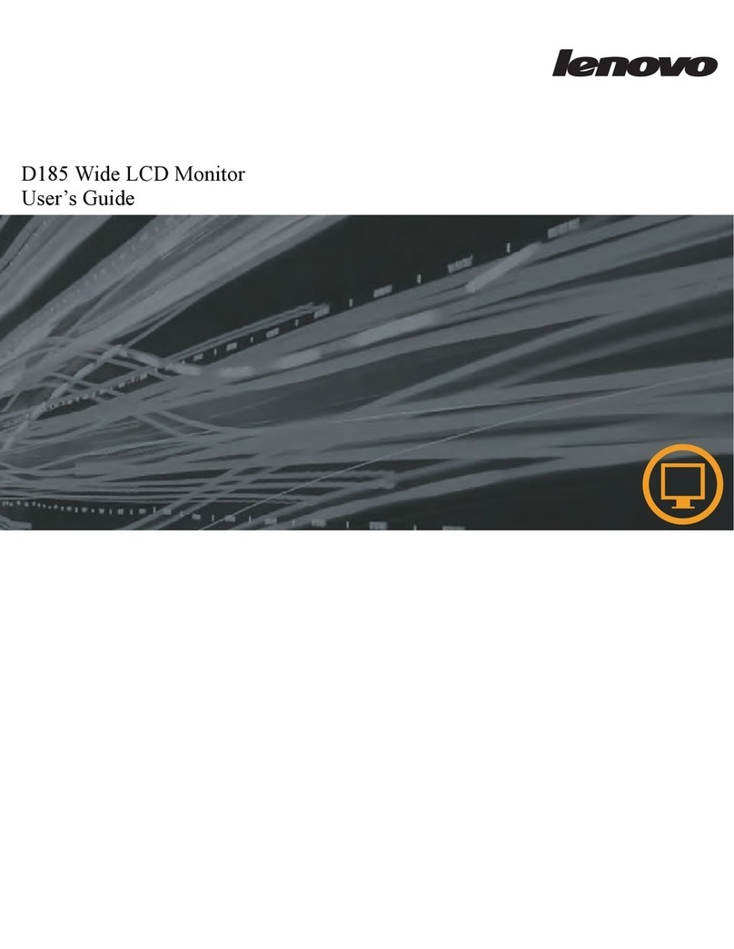 Lenovo D185 Wide User manual