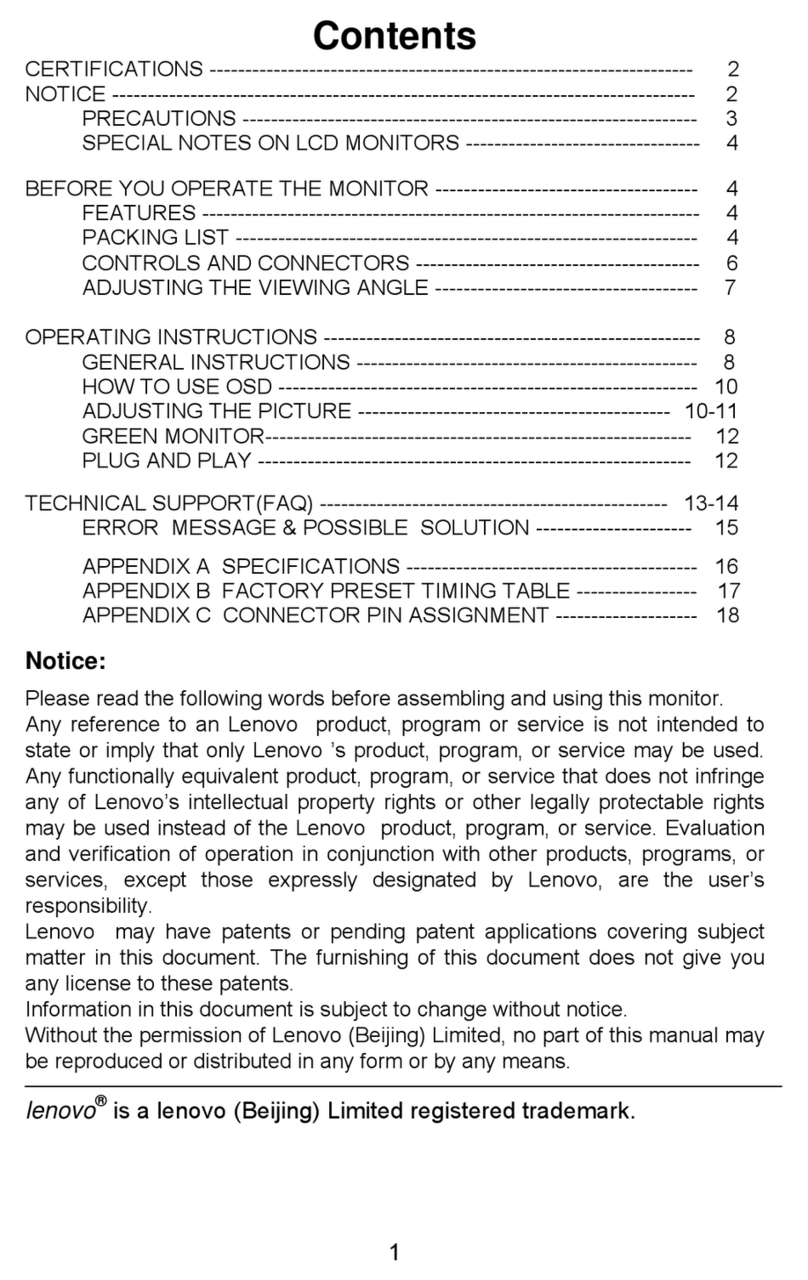 Lenovo LXM-WL19CH User manual
