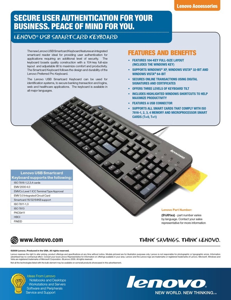 Lenovo 51J01xx User manual Lenovo 51J01xx User manual