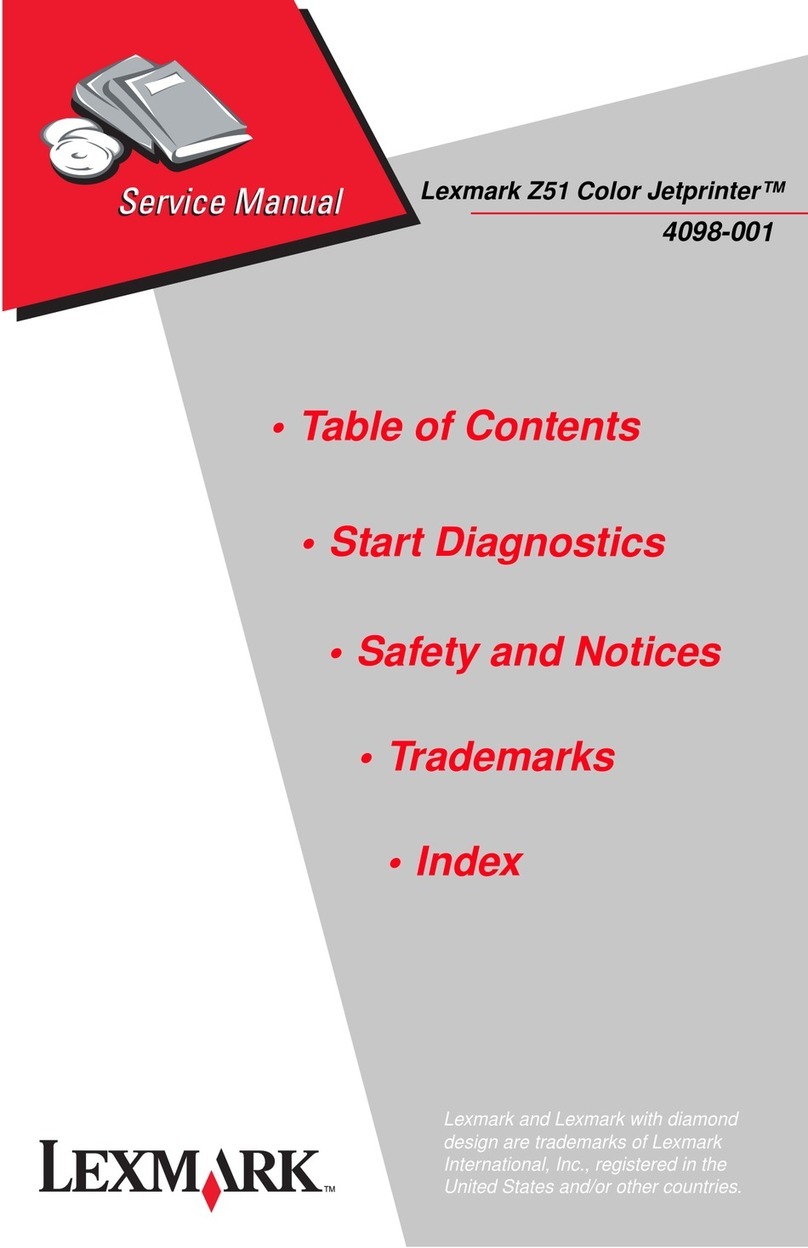 Lexmark 4098-001 User manual