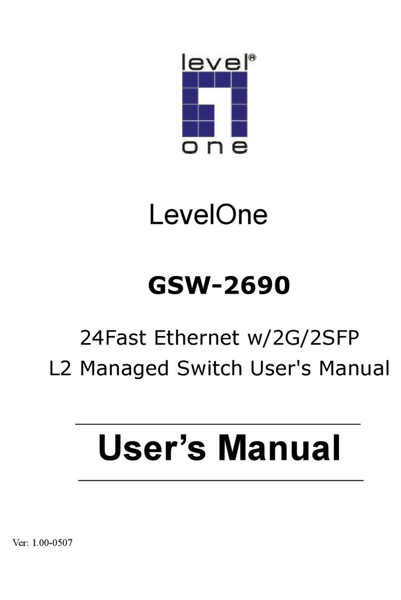 LevelOne ProCon GSW-2690 User manual