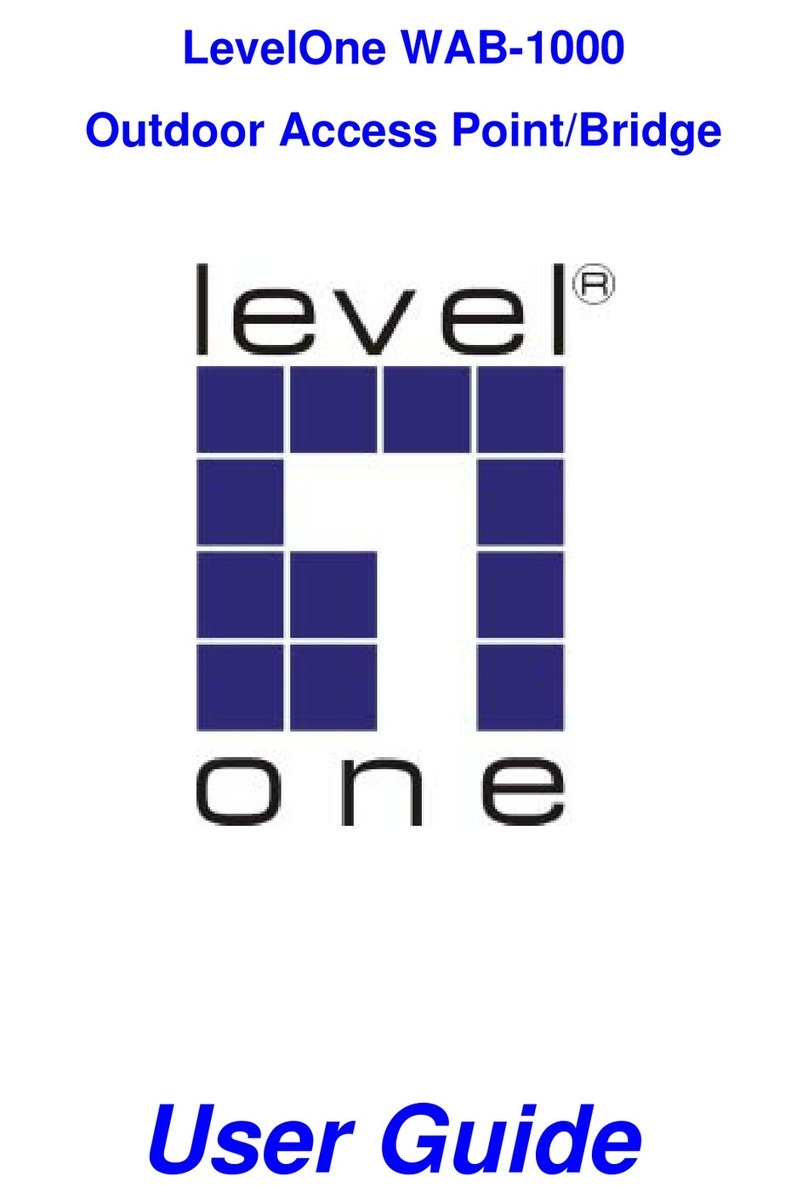LevelOne WAB-1000 User manual LevelOne WAB-1000 User manual