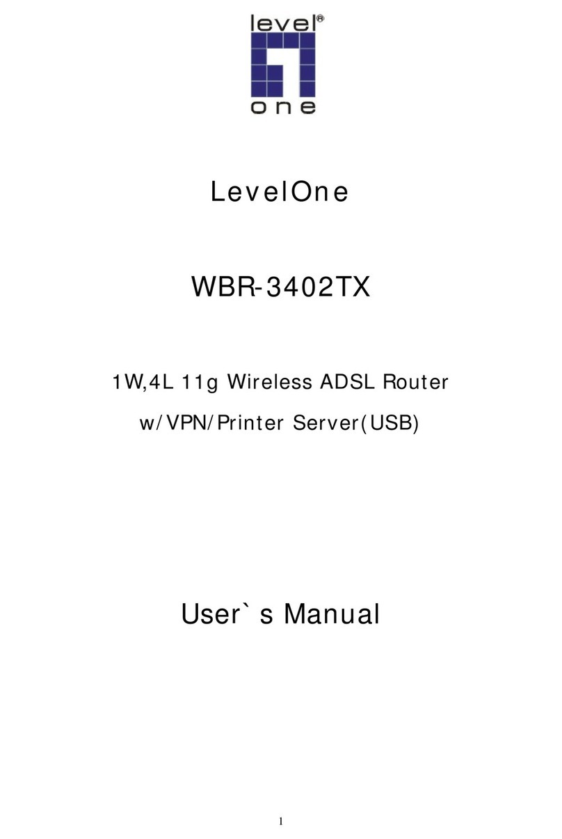 LevelOne WBR-3402TX user manual