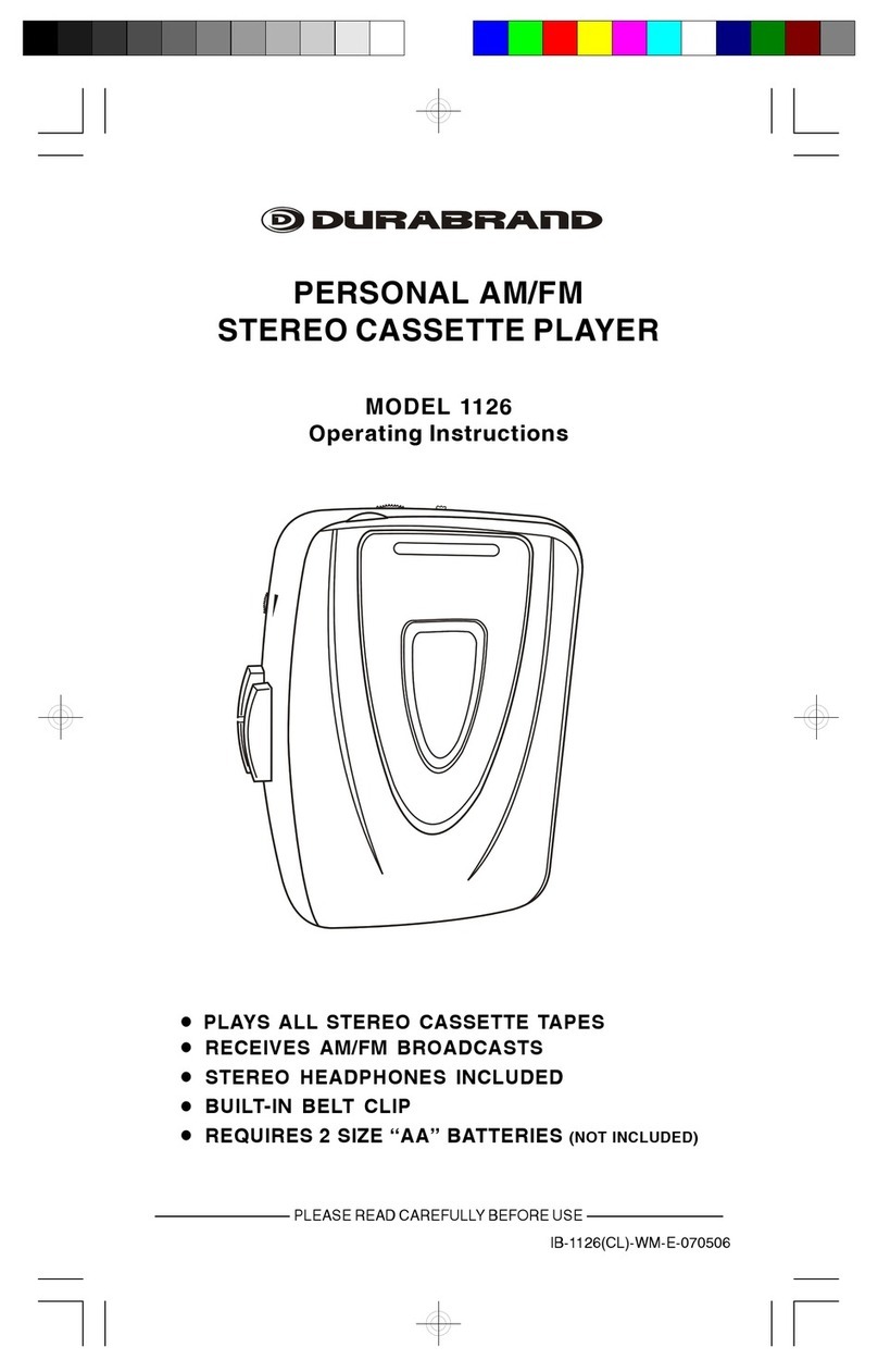 Lenoxx 1126 operating instructions