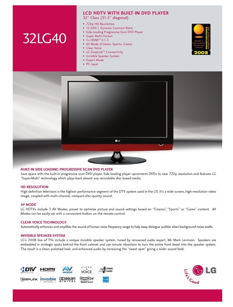 LG 32LG40 Series Specifications