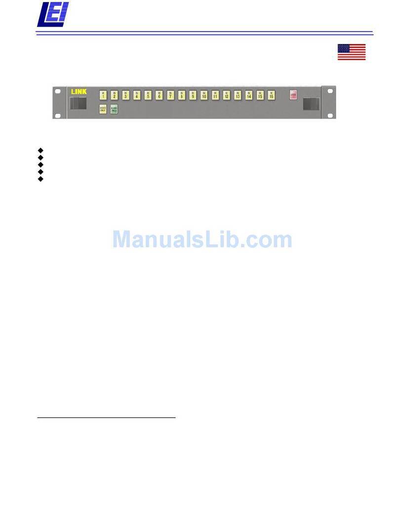 Link electronics 861-XL161D User manual