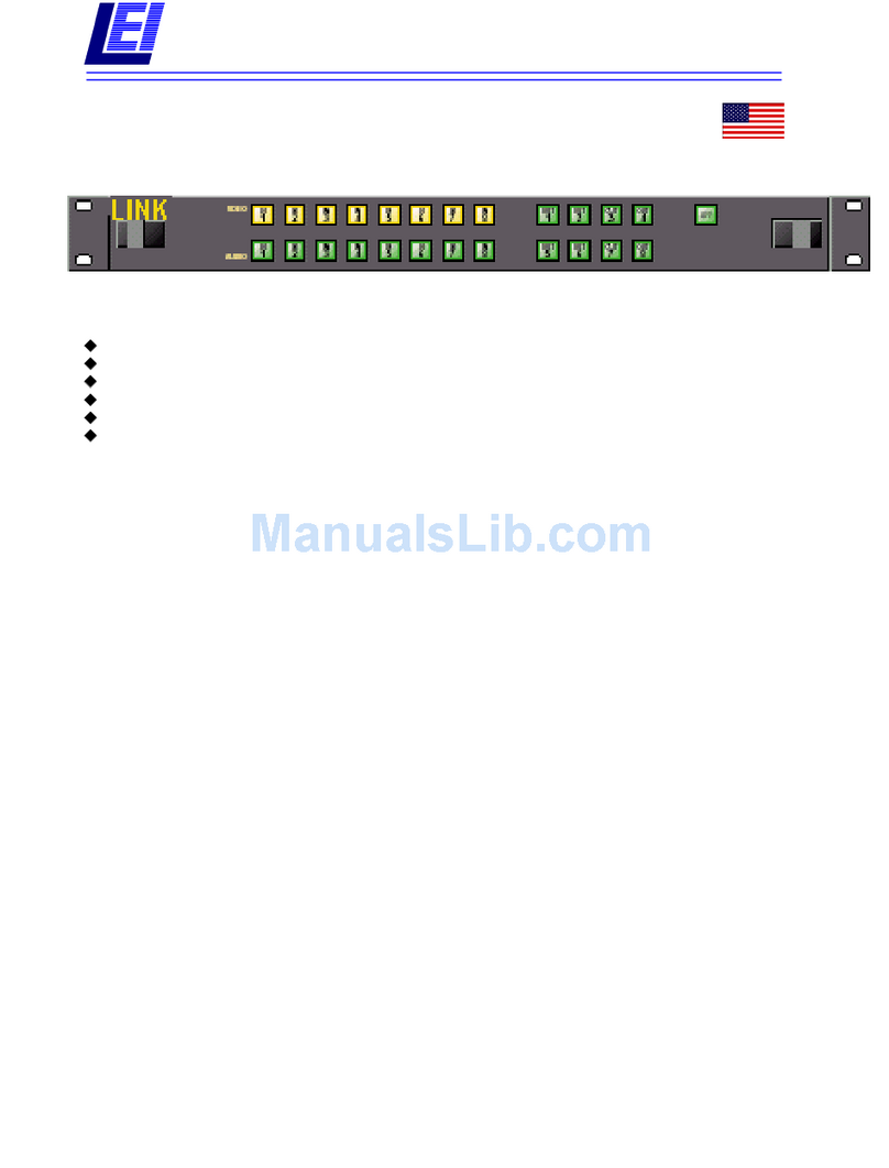 Link electronics 860-XL858AV Specification sheet
