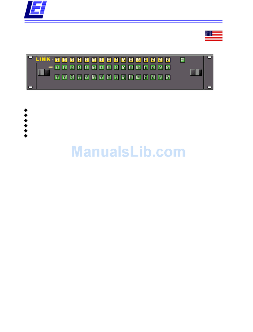 Link electronics 860-XL165AV Specification sheet