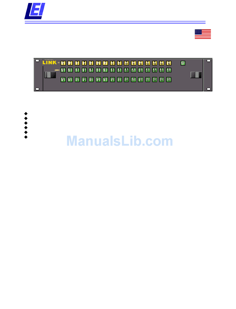 Link electronics 860-XL165V Specification sheet