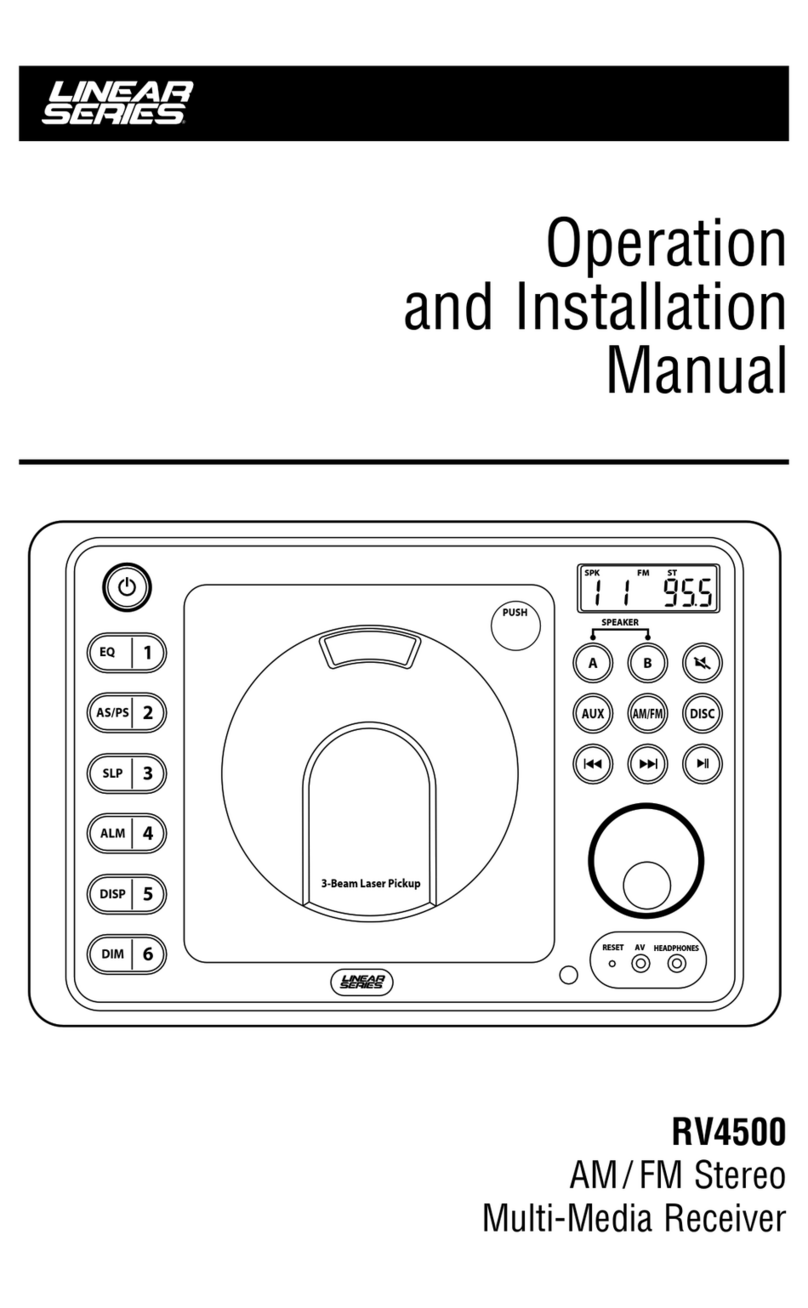 Magnadyne RV4500 Operation and installation manual