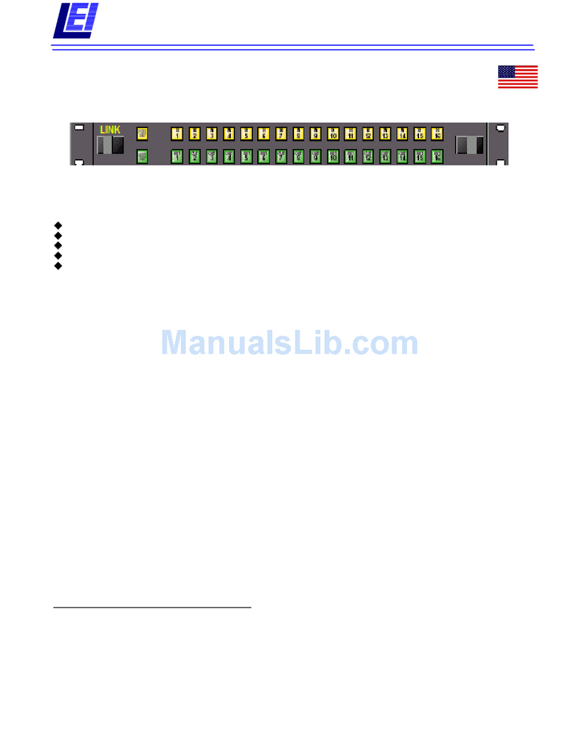 Link electronics 860-XL1616A Specification sheet