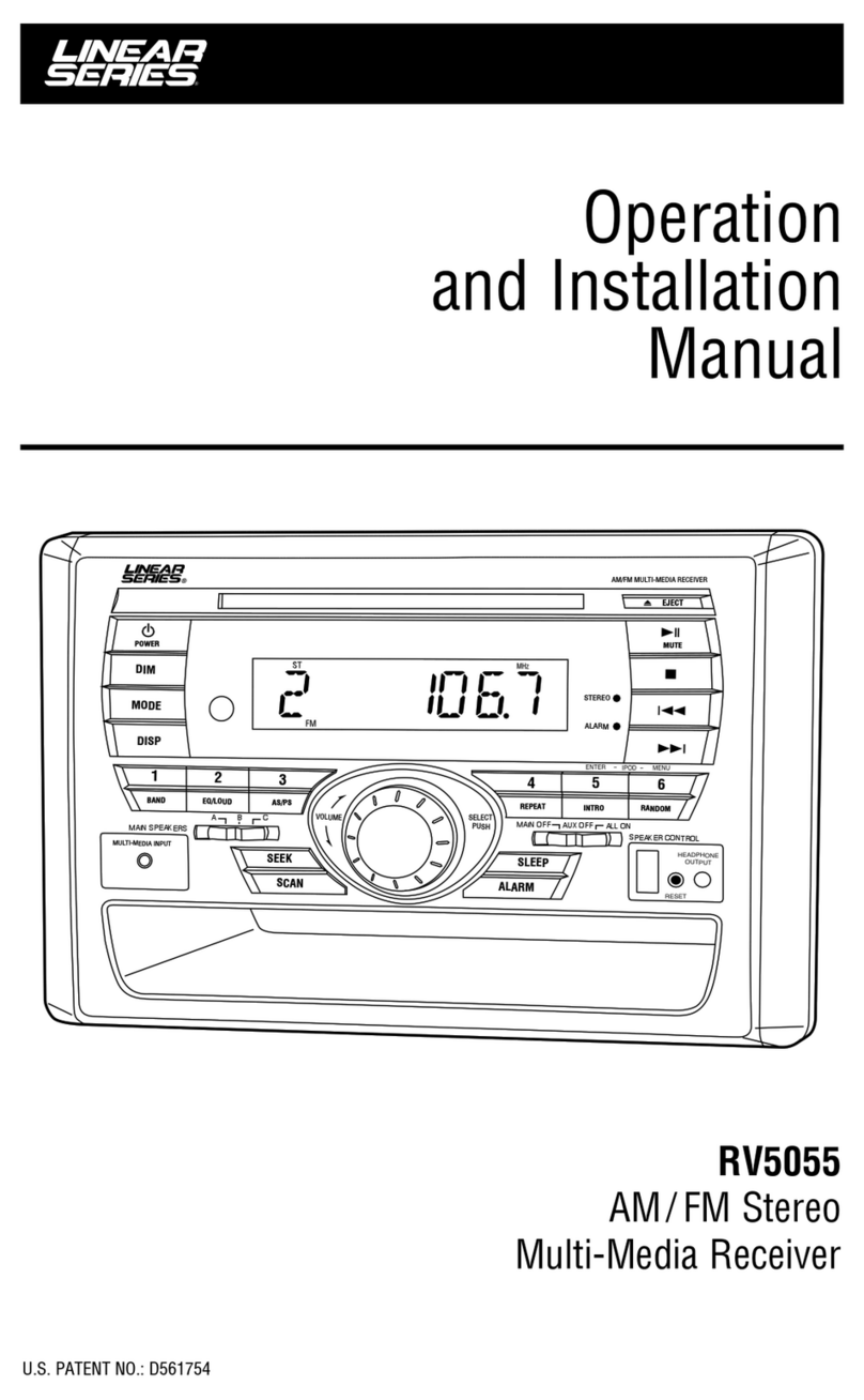 Magnadyne RV5055 Operation and installation manual