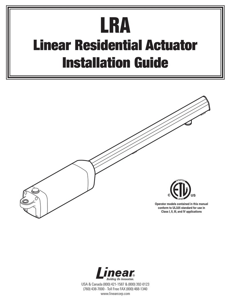 Linear LRA User manual Linear LRA User manual