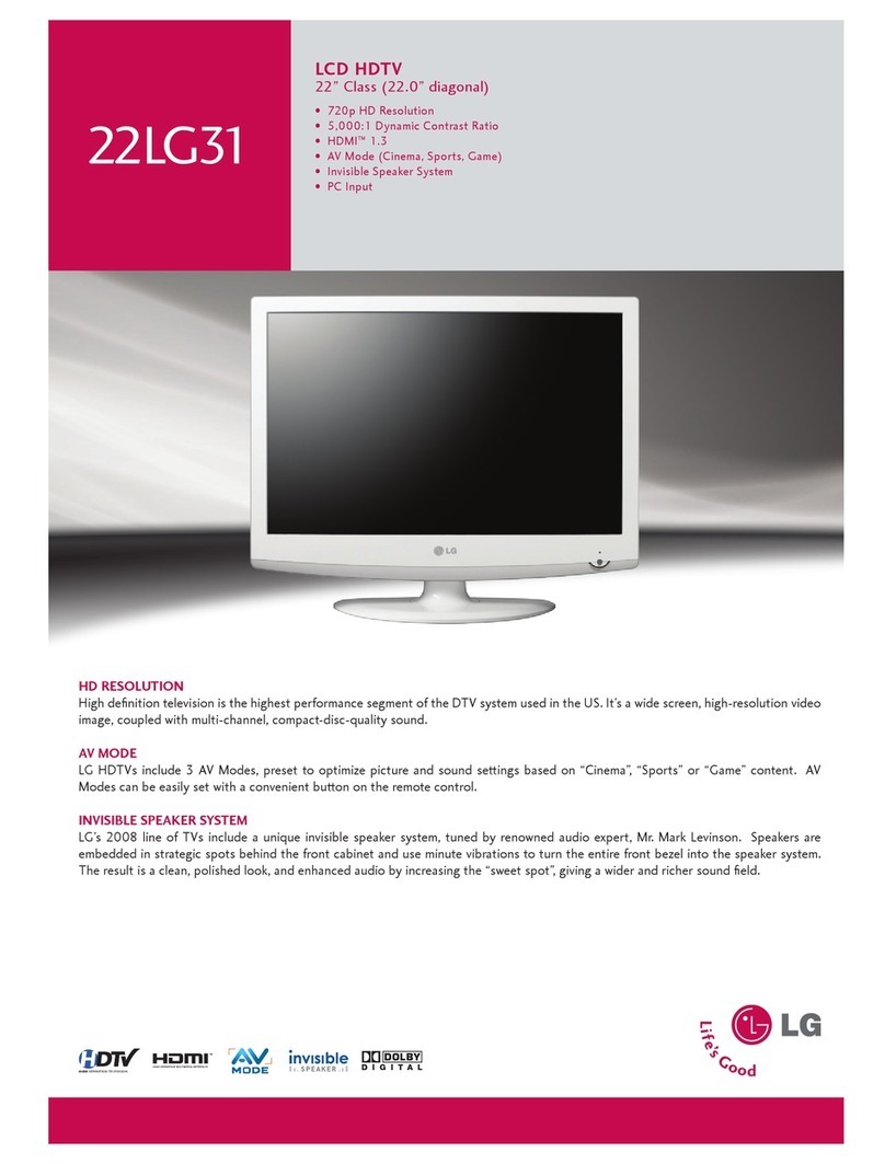 LG 22LG31 Series User manual