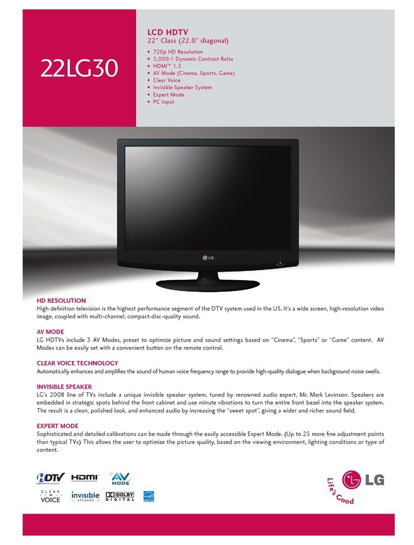 LG 22LG30 Series User manual