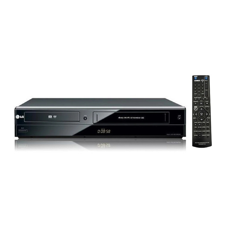 LG RC897T -  - DVDr/ VCR Combo Technical specifications