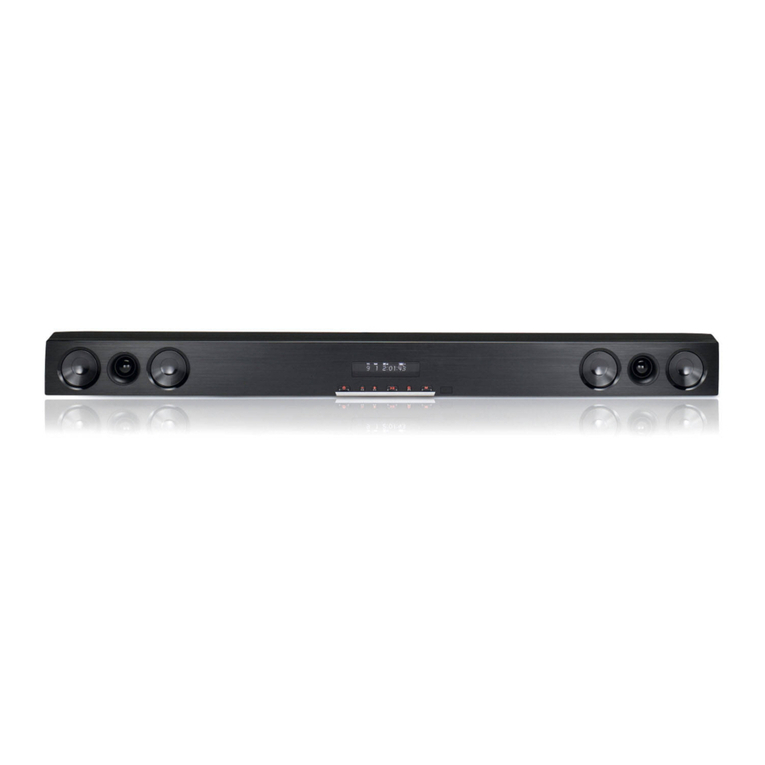 LG SPEAKER SOUND BAR LSB316 owner's manual