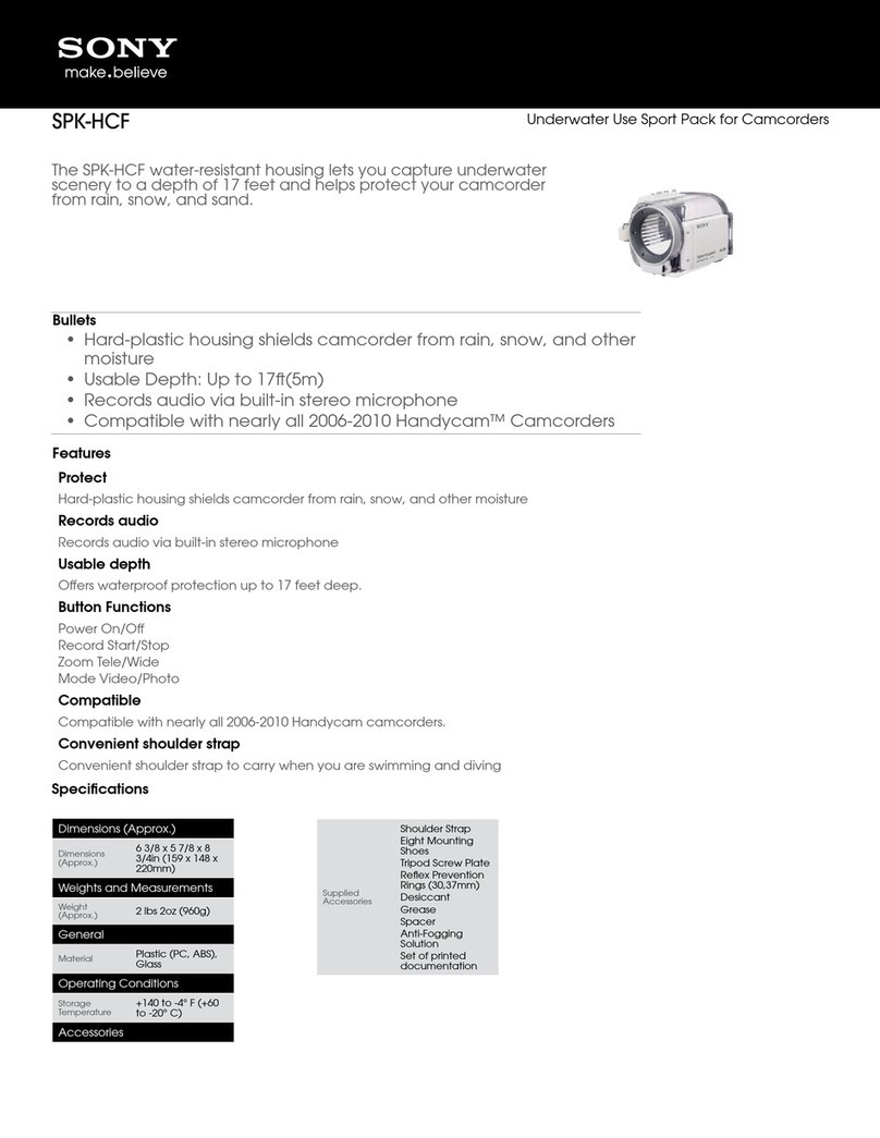 Sony SPK-HCF User manual