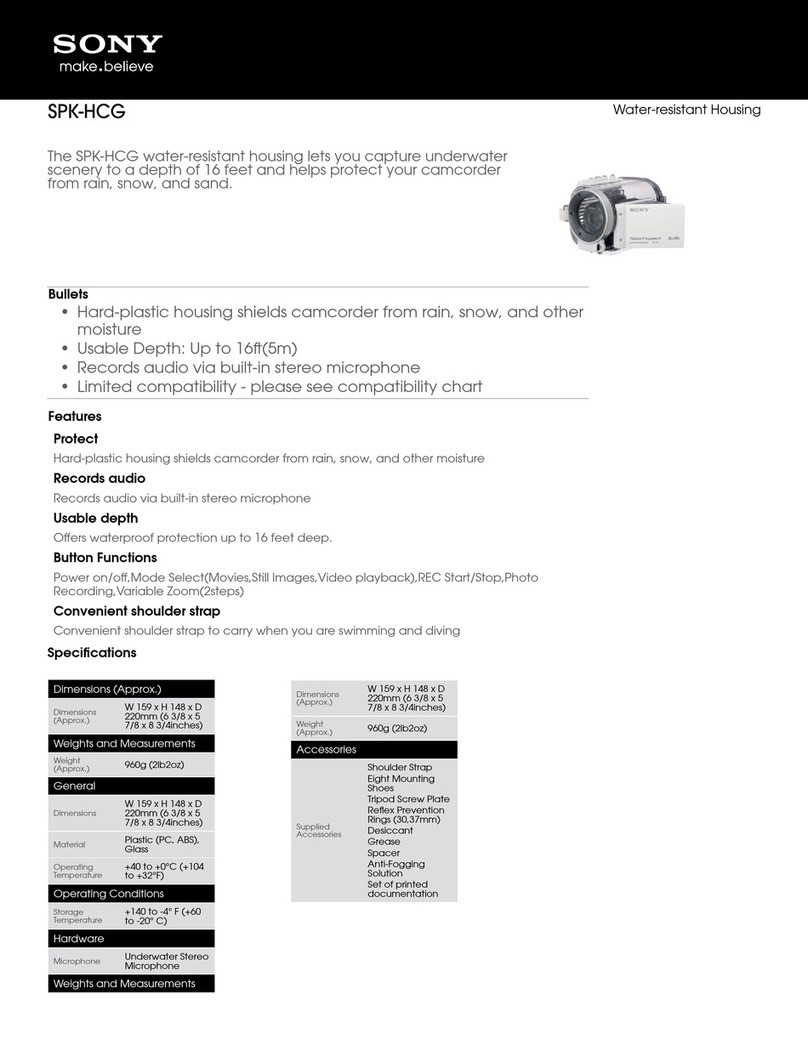 Sony SPK-HCG Specifications