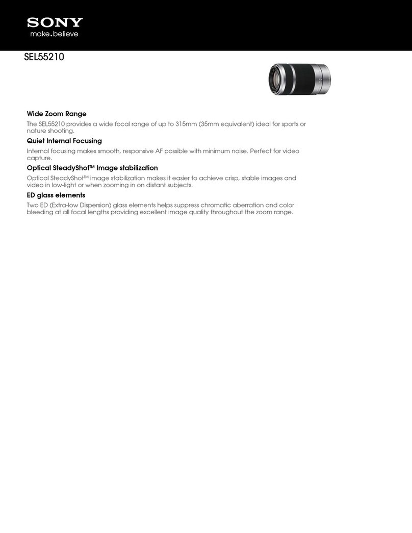 Sony SEL-55210 Specifications